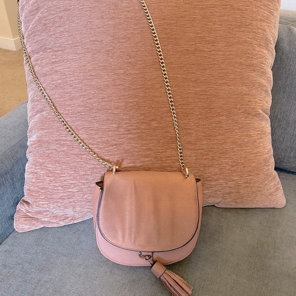 H&M small faux leather and suede mini bag